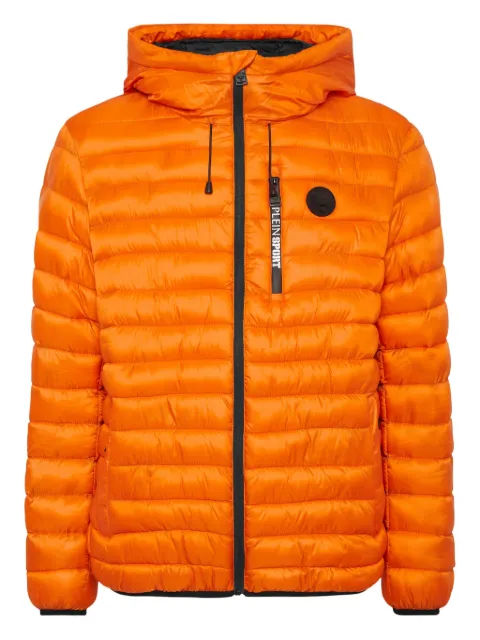 Plein Sport chamarra capitonada con capucha