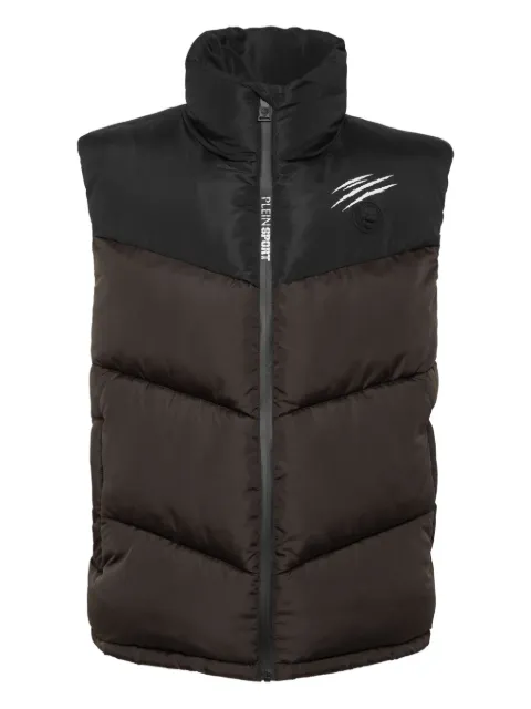 Plein Sport claw-print quilted gilet