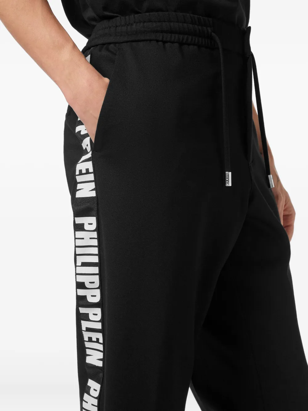 Philipp Plein Trainingsbroek met logoband Zwart