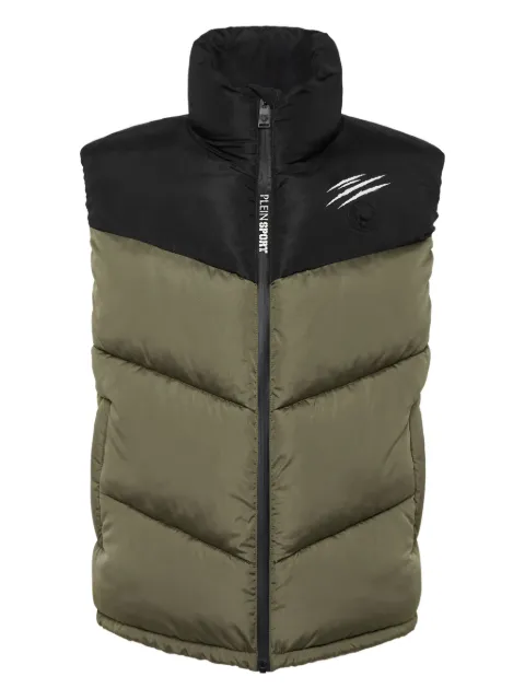 Plein Sport claw-print quilted gilet