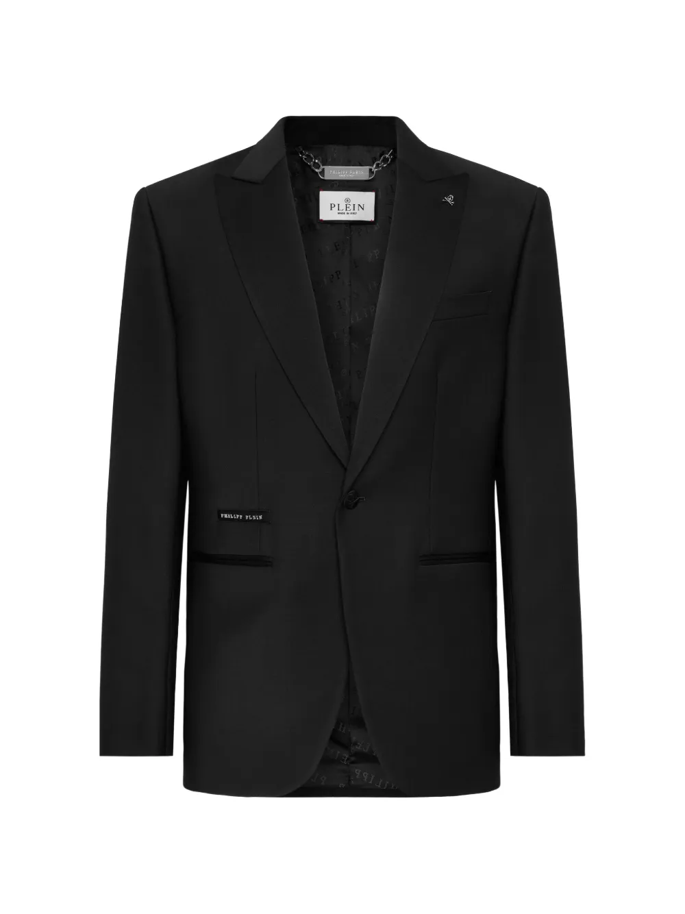 Philipp Plein Blazer monopetto - Nero