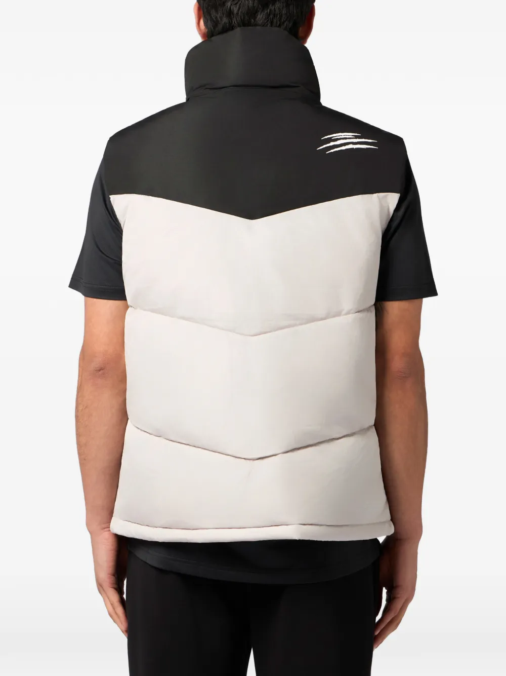 Plein Sport Bodywarmer met rits Beige