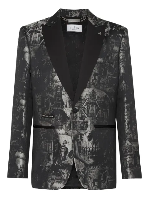 Philipp Plein Lord Fit Skull blazer