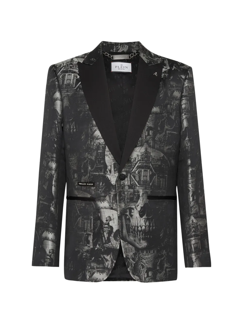 Philipp Plein Blazer Lord Fit Skull - Nero