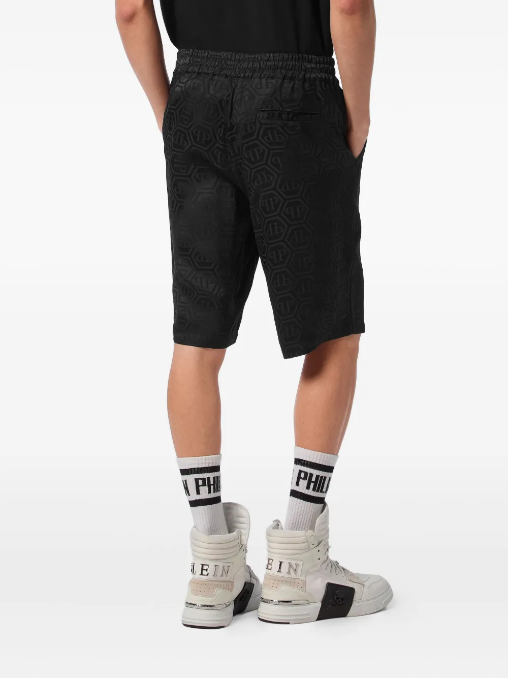 Philipp Plein Cool Kid Fit shorts Zwart