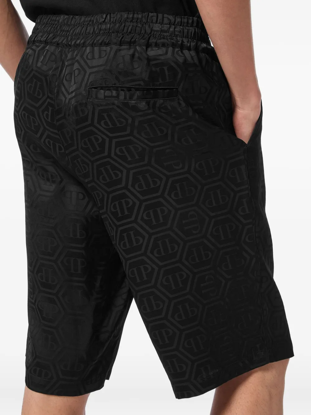 Philipp Plein Cool Kid Fit shorts Zwart