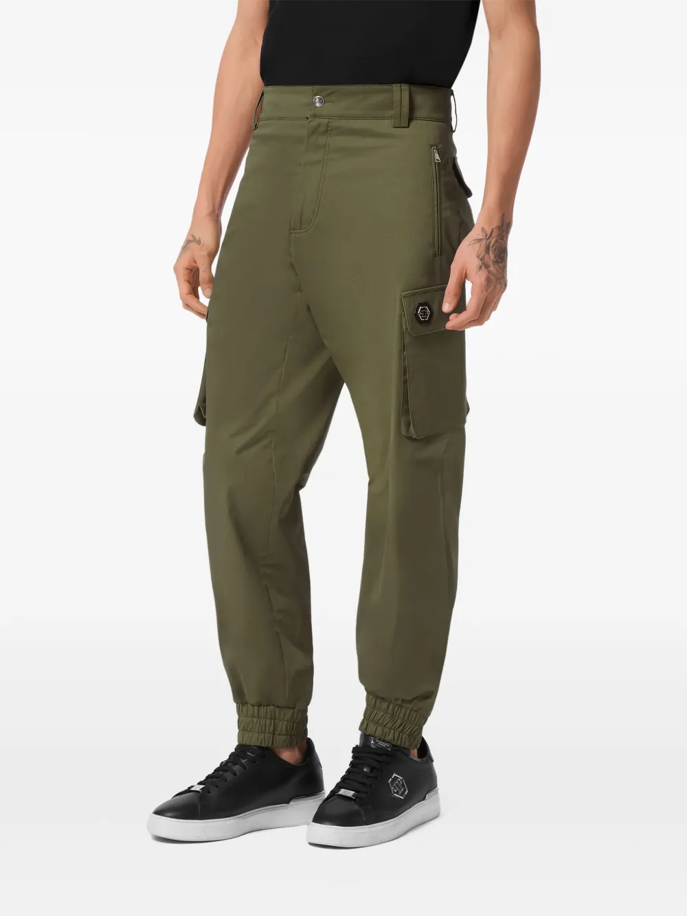 Philipp Plein Cargo joggingbroek Groen