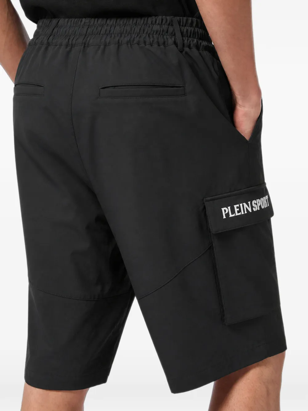 Plein Sport Thunder cargo shorts Zwart