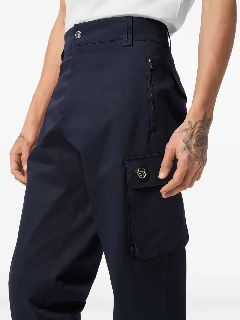 Philipp Plein Cargo joggingbroek Blauw
