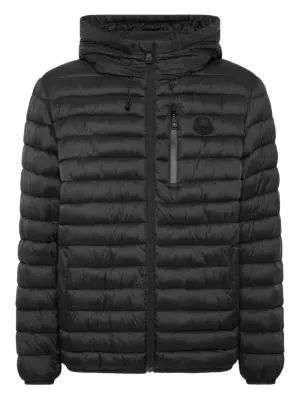 Columbia Quilted Hooded Jacket | Black | FARFETCH CY