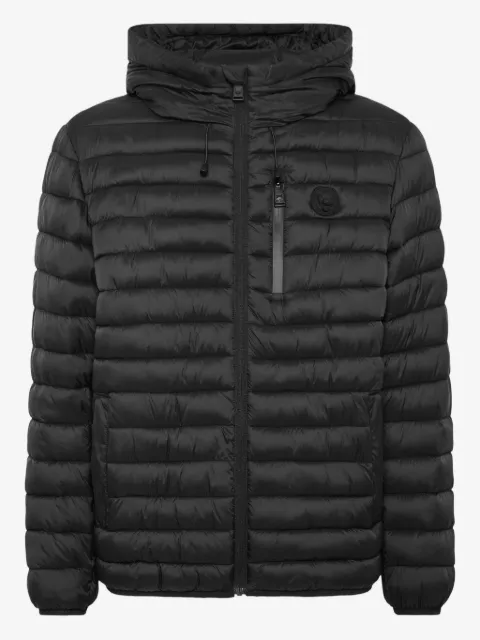Plein Sport Bollo Tiger quilted hooded jacket