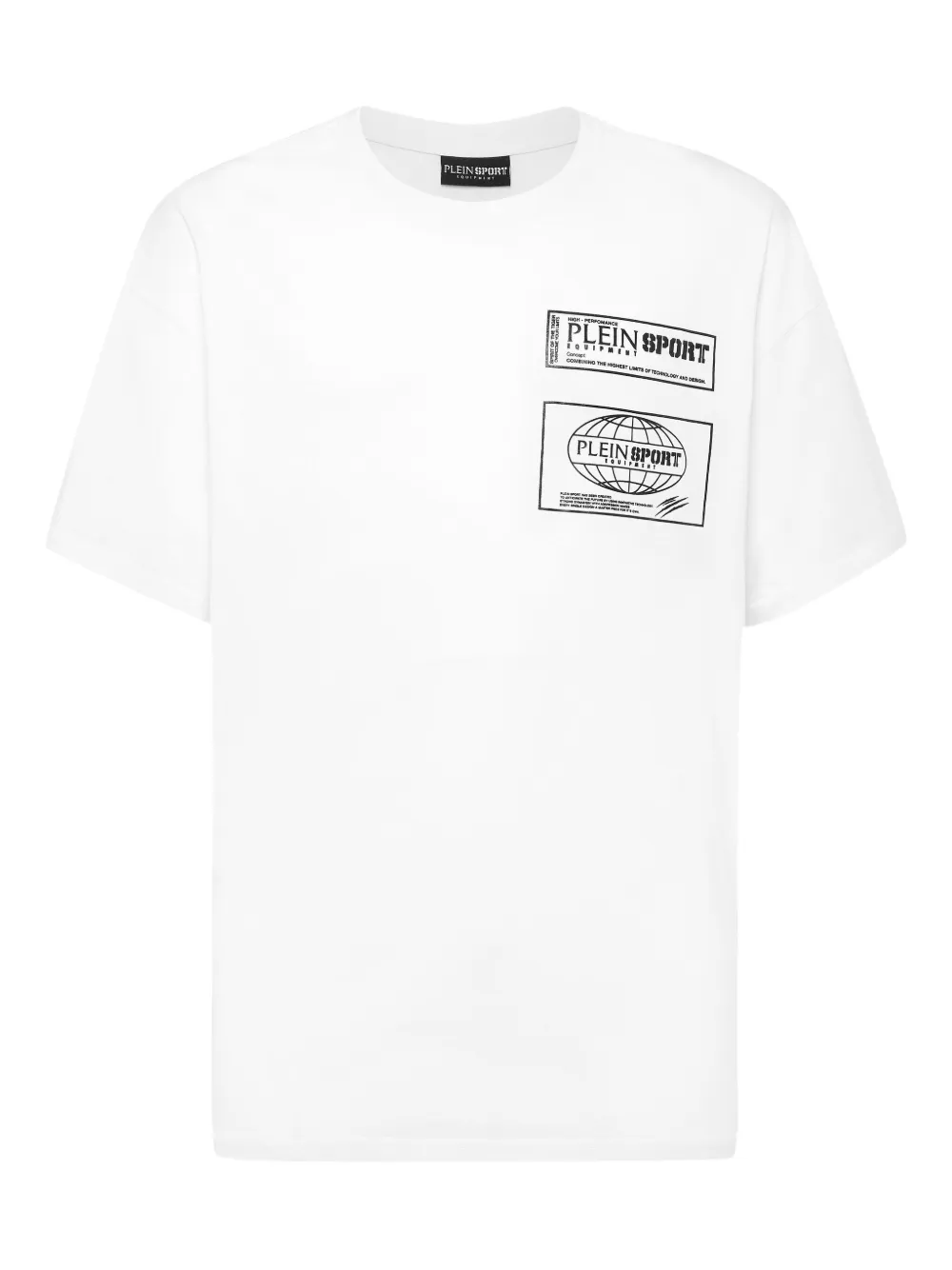 Plein Sport logo-print T-shirt Wit
