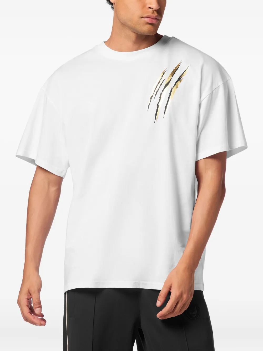 Plein Sport T-shirt met grafische print Wit