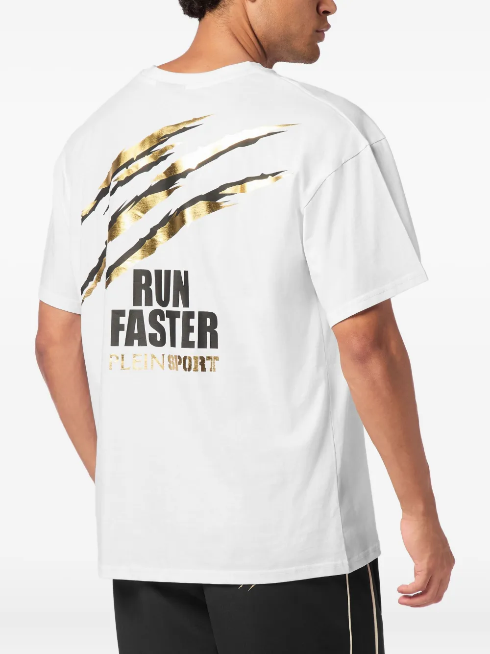 Plein Sport T-shirt met grafische print Wit