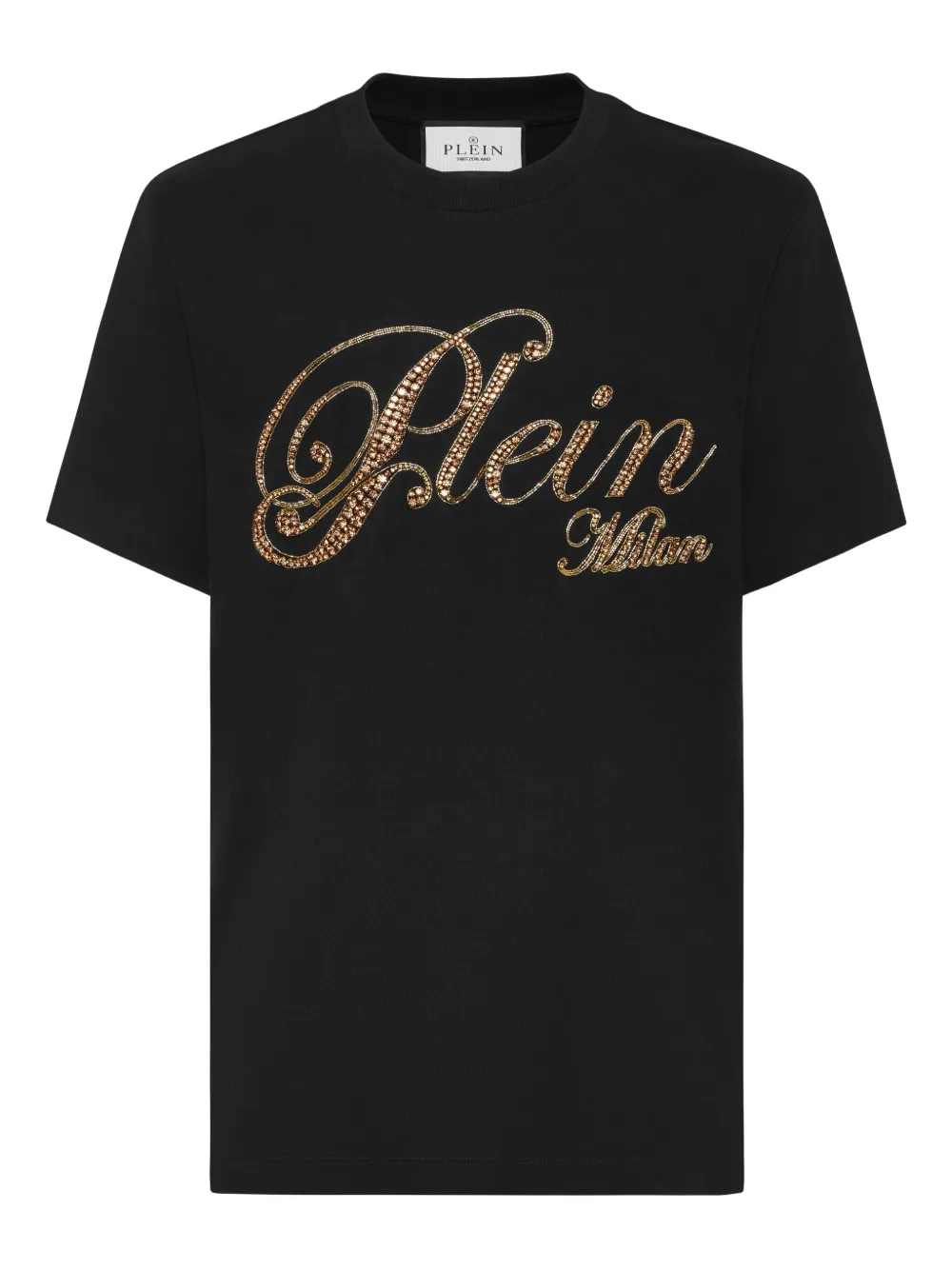 Philipp Plein logo-embellished T-shirt | Black | Image 1