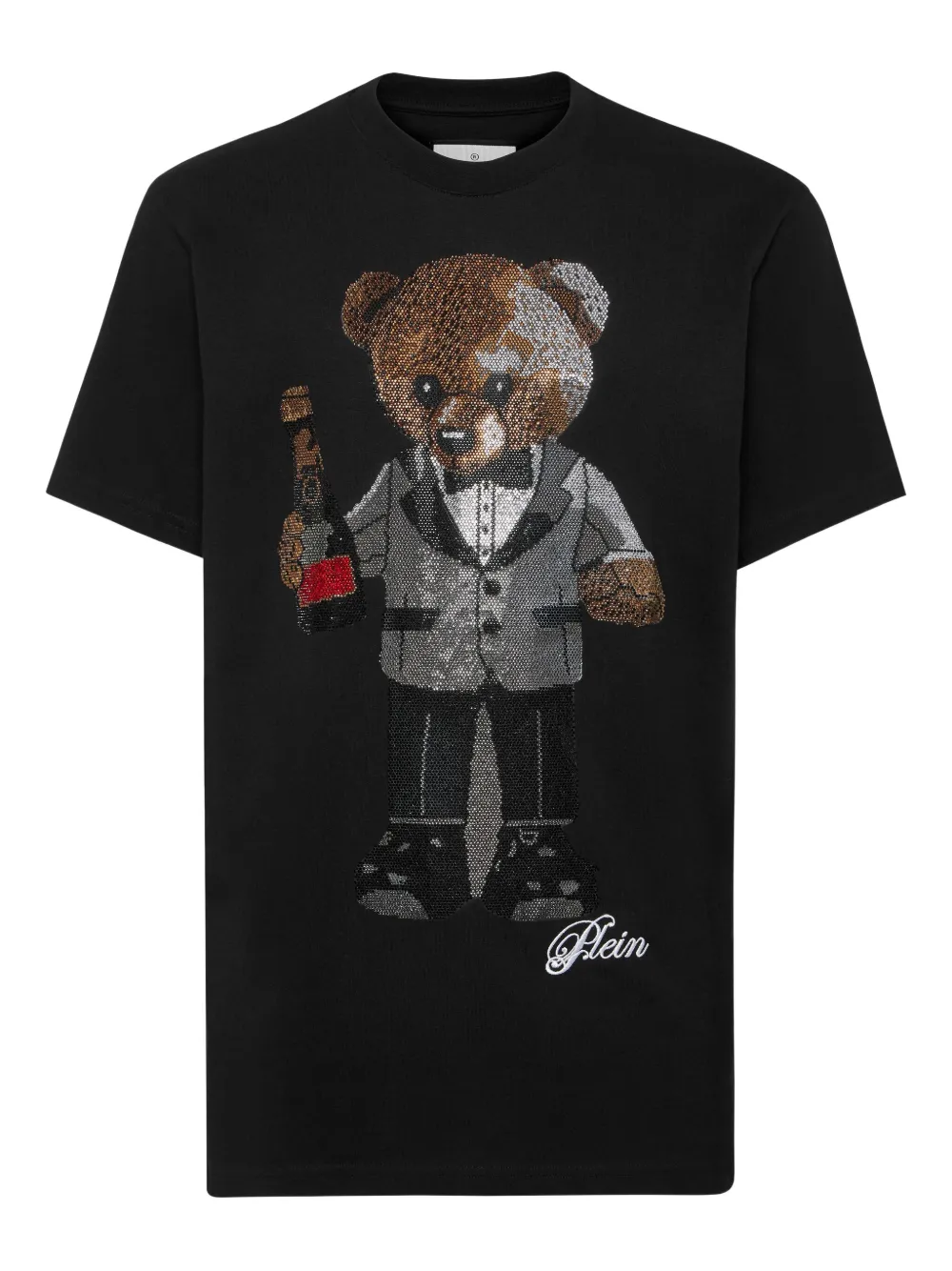 Philipp Plein T-shirt met teddybeerprint Zwart