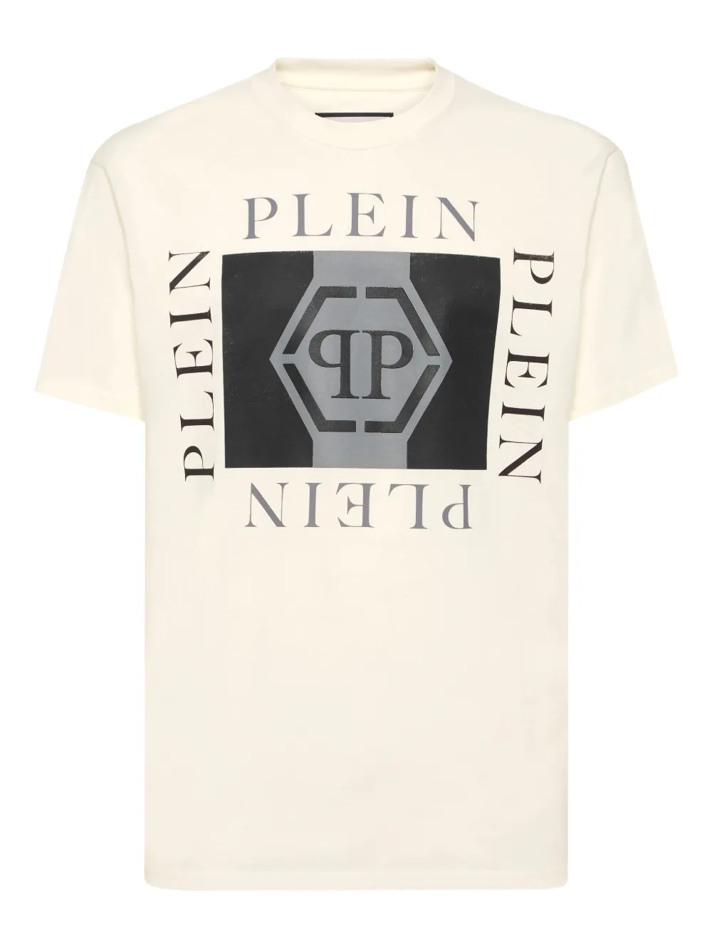 Philipp Plein T-shirt met logoprint Wit