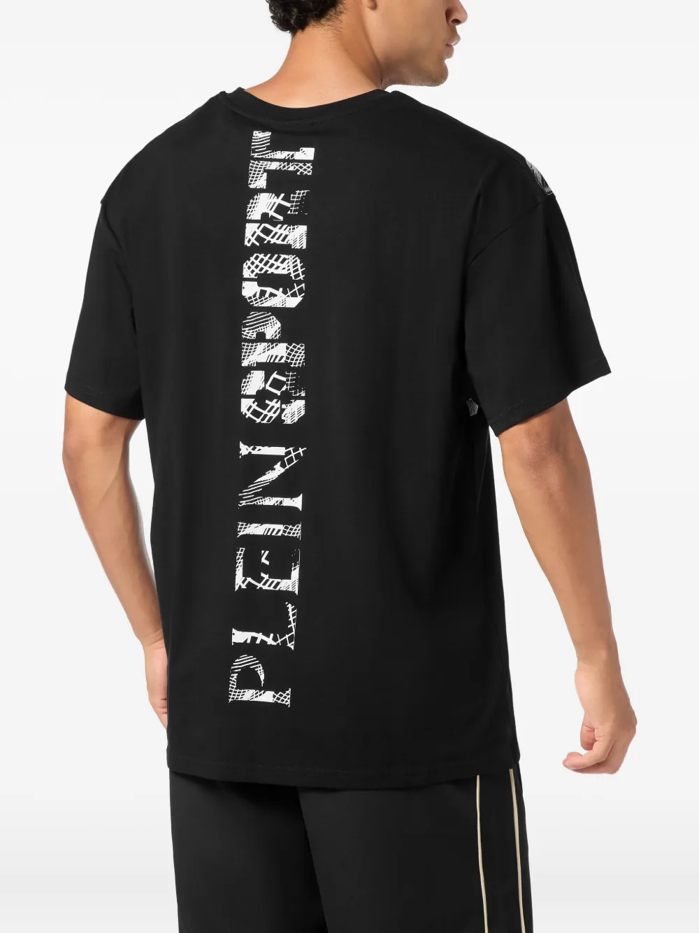 Plein Sport tiger-head round-neck t-shirt Zwart