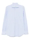 Mazzarelli houndstooth-pattern shirt - Blue