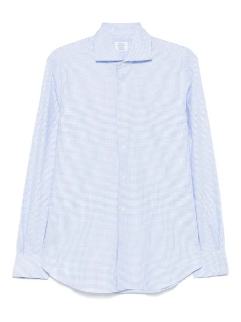 Mazzarelli houndstooth-pattern shirt
