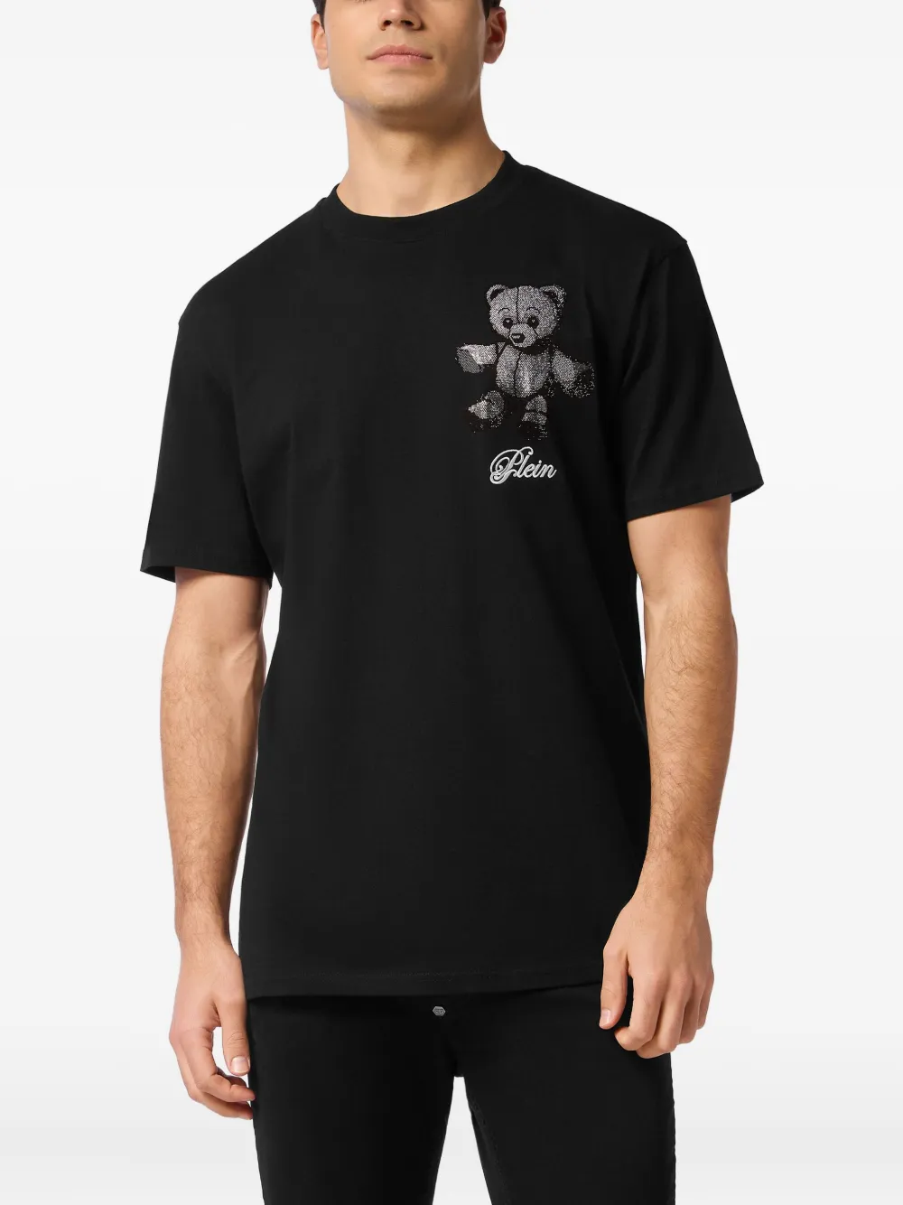 Philipp Plein T-shirt met teddybeerprint Zwart