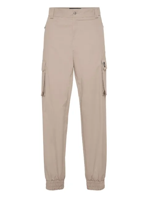 Philipp Plein logo-plaque trousers 