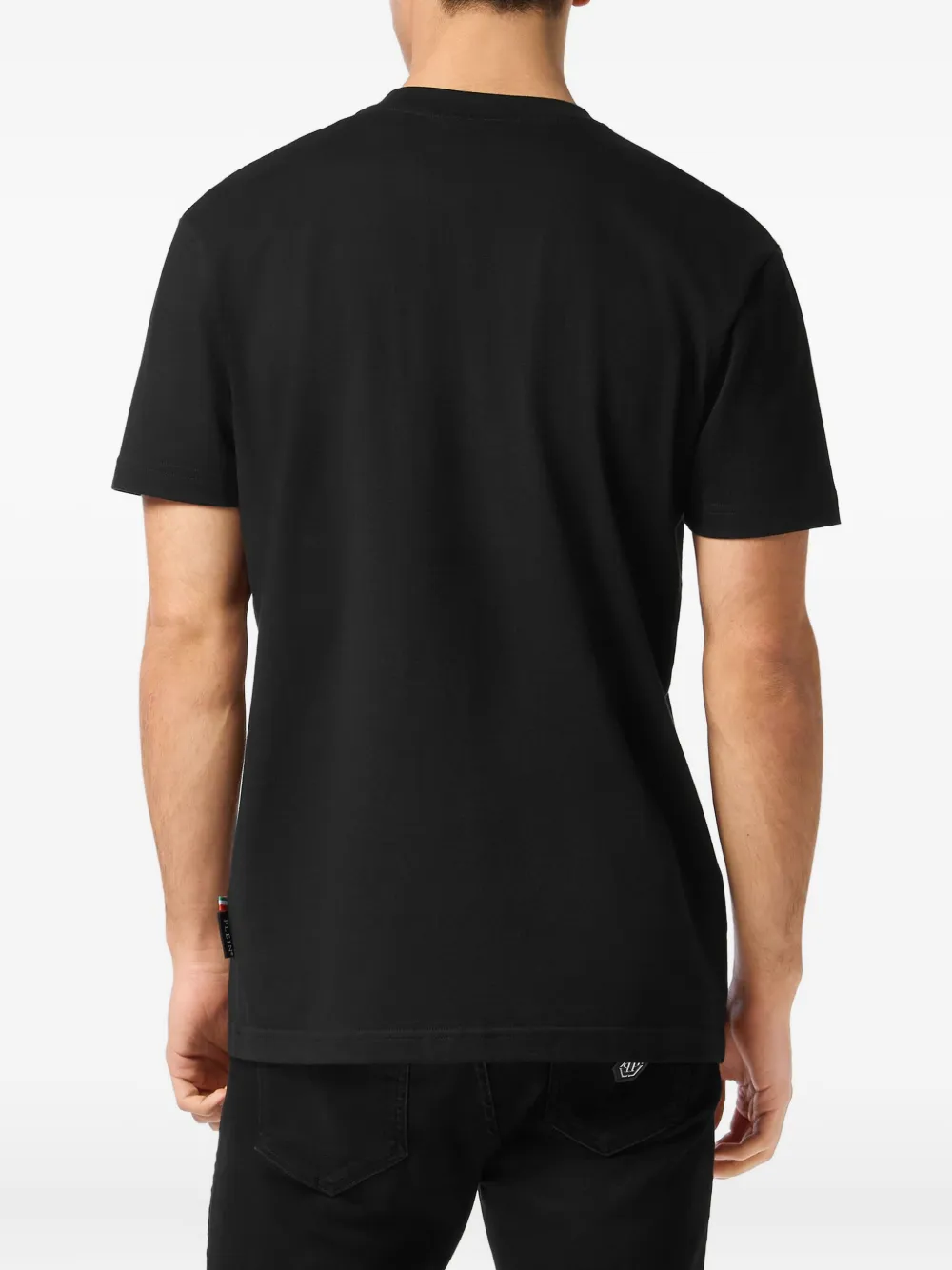 Philipp Plein T-shirt met geborduurd logo Zwart