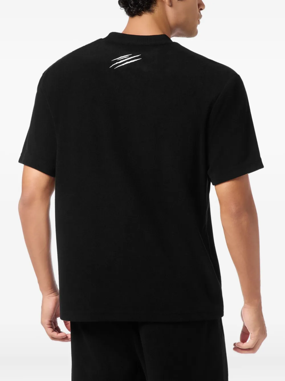 Plein Sport T-shirt met logoplakkaat Zwart