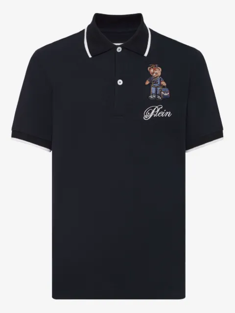 Philipp Plein camiseta con osito bordado