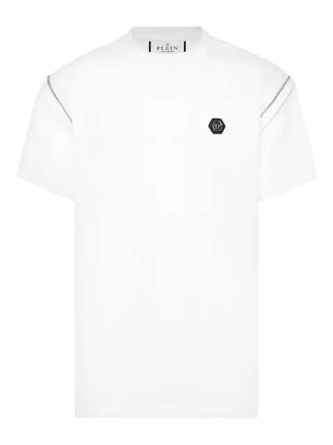 Philipp Plein quilted-shoulder short-sleeve T-shirt