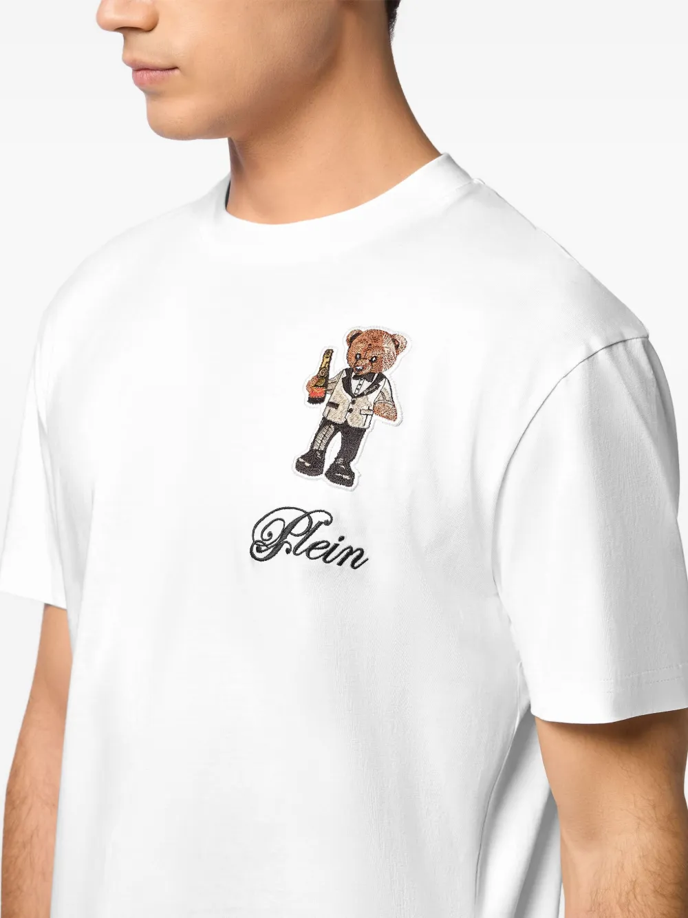 Philipp Plein T-shirt met teddybeer Wit