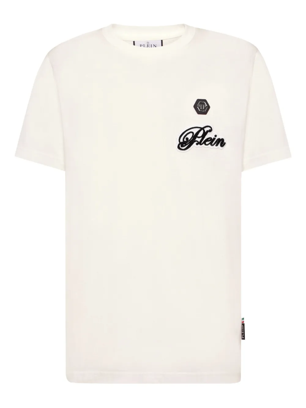 Philipp Plein T-shirt met geborduurd logo Wit