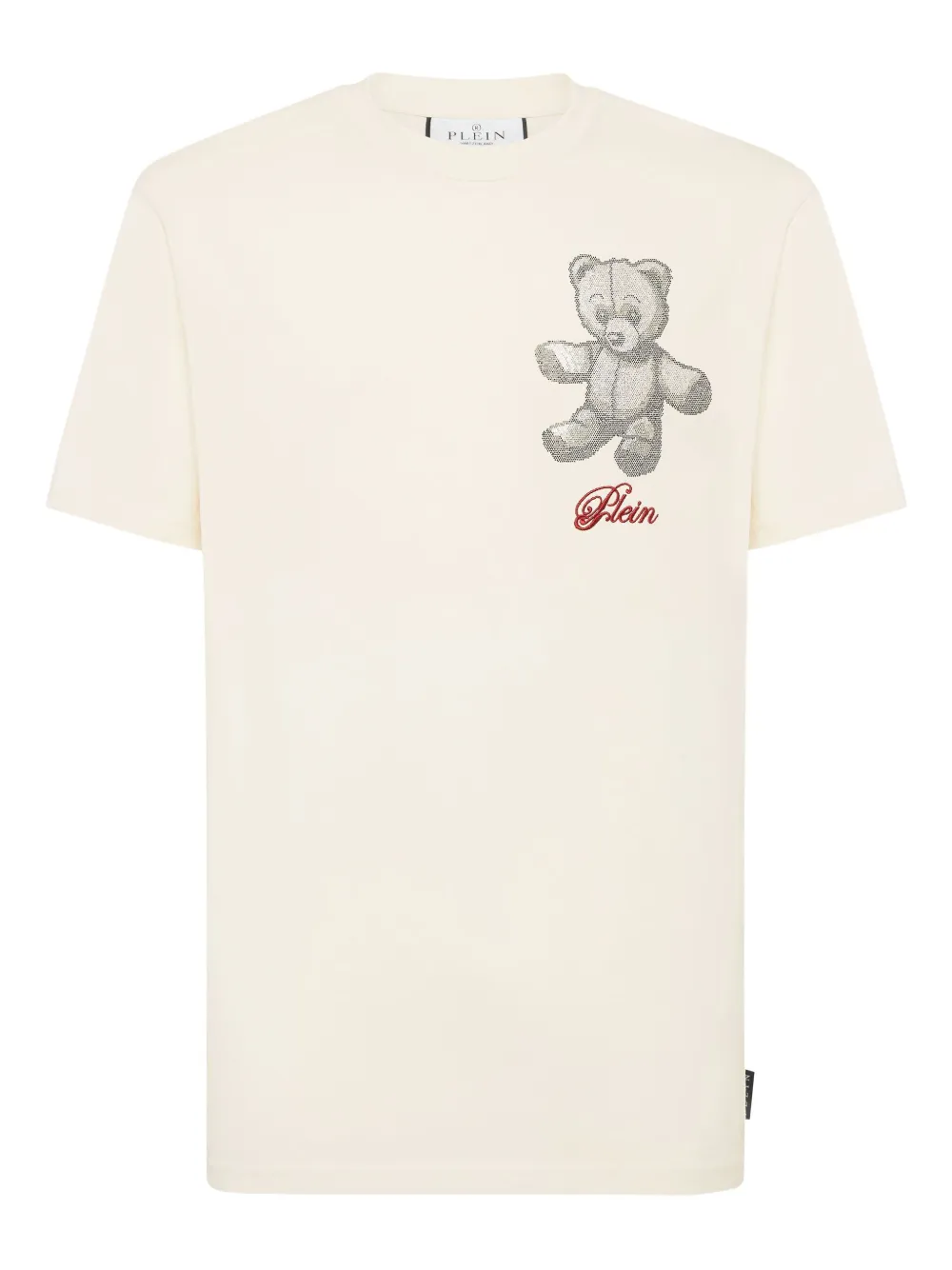 Philipp Plein T-shirt met teddybeer Beige