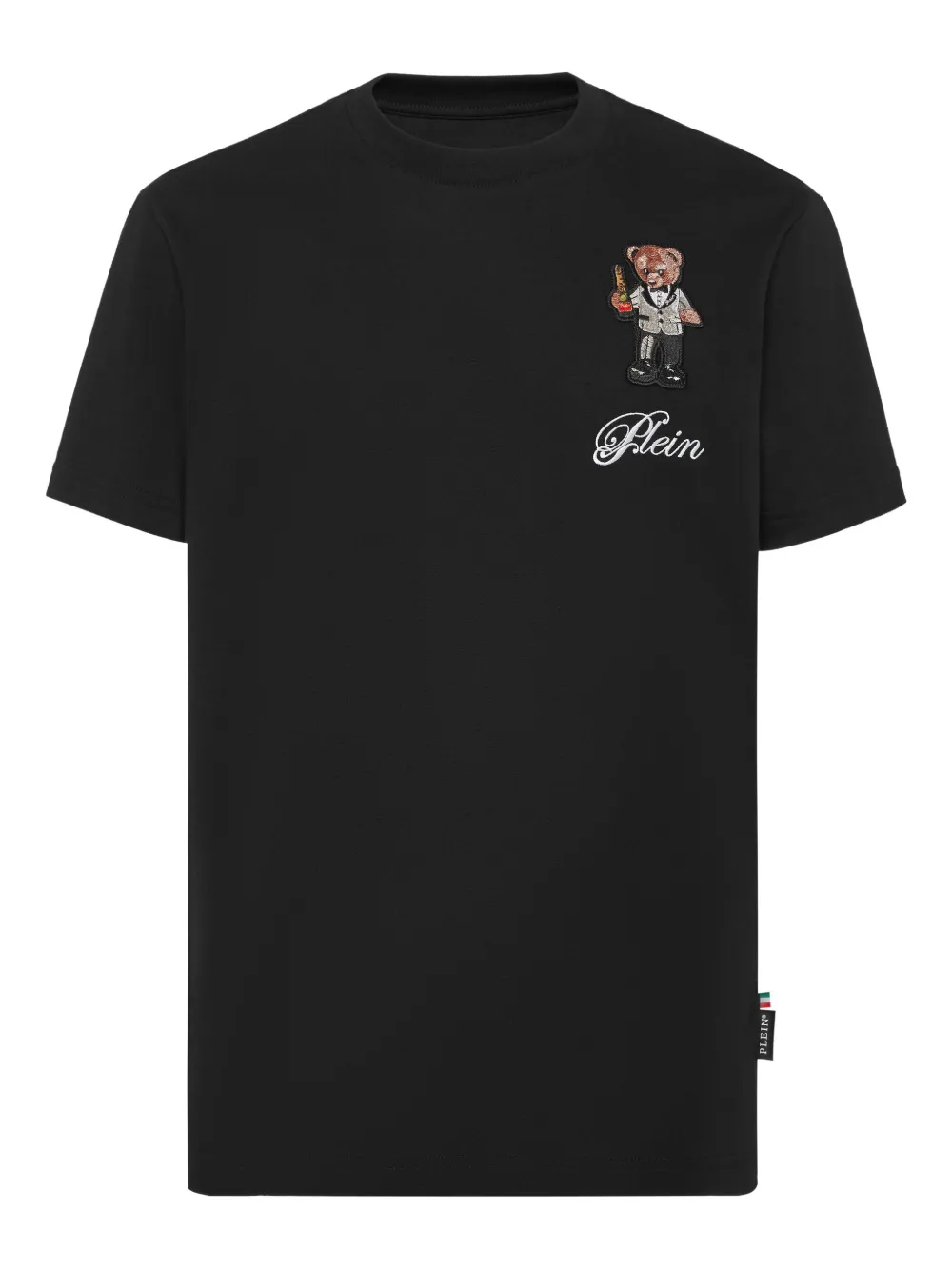 Philipp Plein T-shirt met teddybeer-borduurwerk Zwart