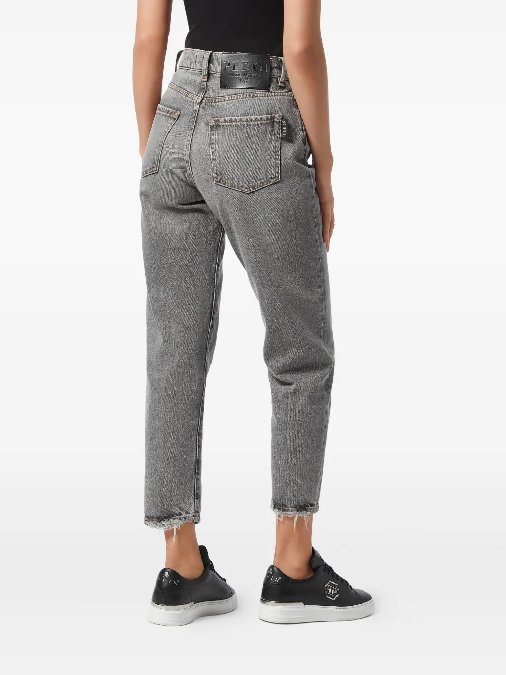Philipp Plein Jeans in mom-fit Grijs
