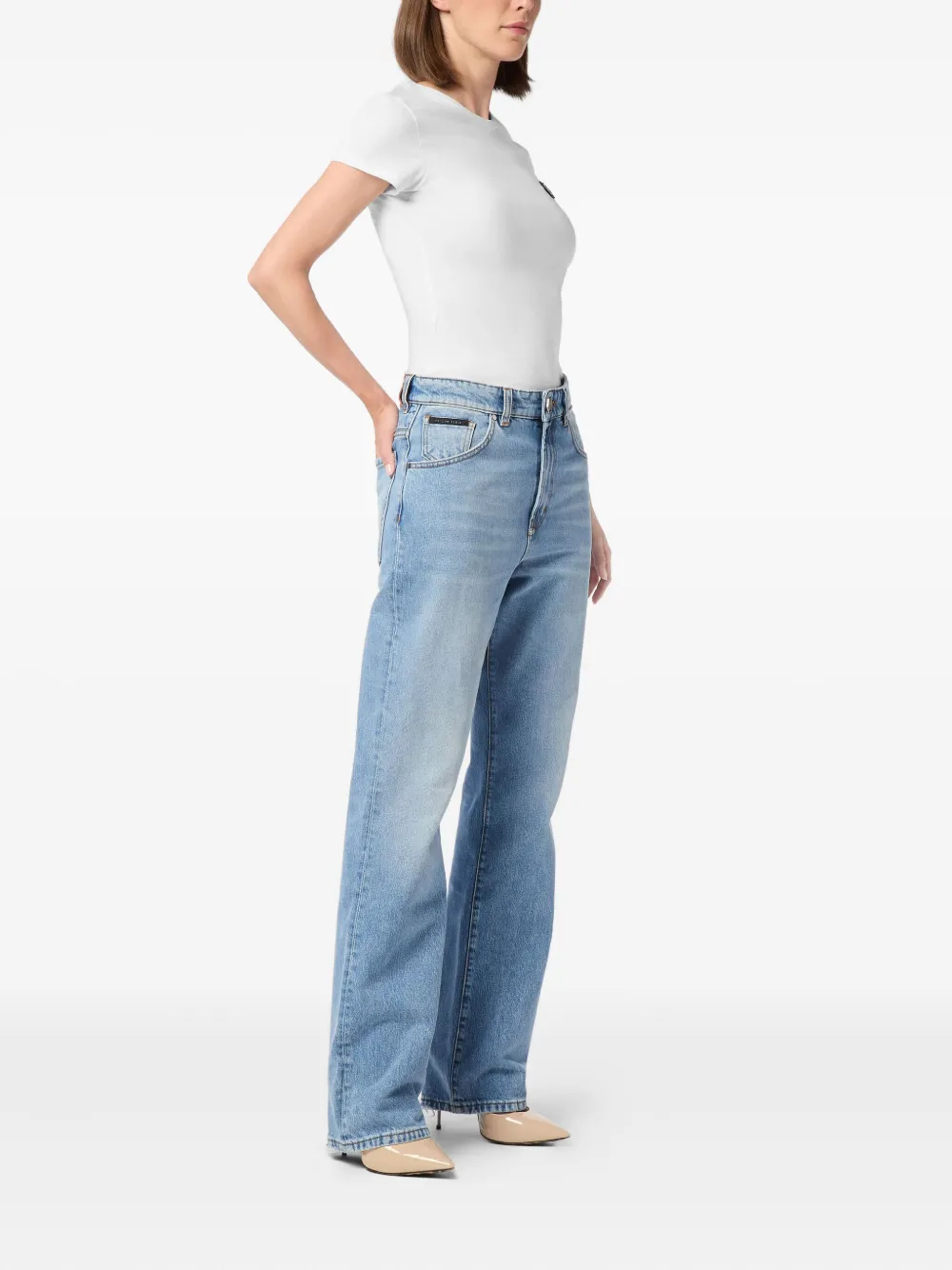 Philipp Plein high-waisted jeans - Blauw