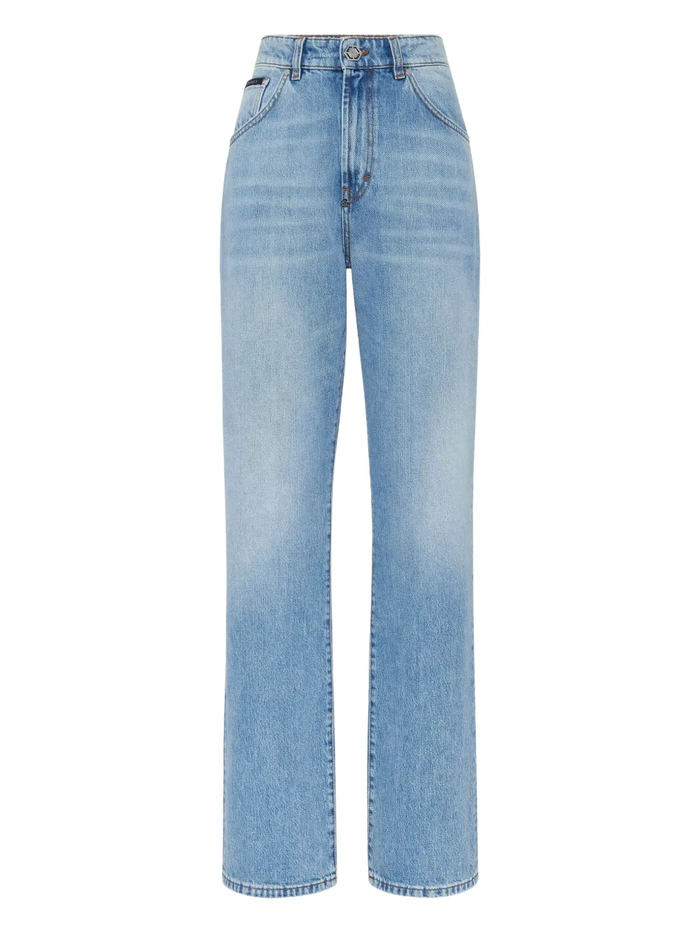 Philipp Plein high-waisted jeans Blauw