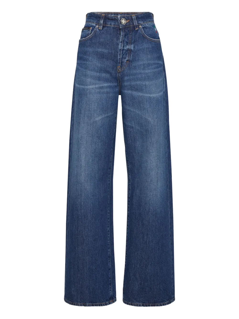 Philipp Plein Skater-fit jeans Blauw