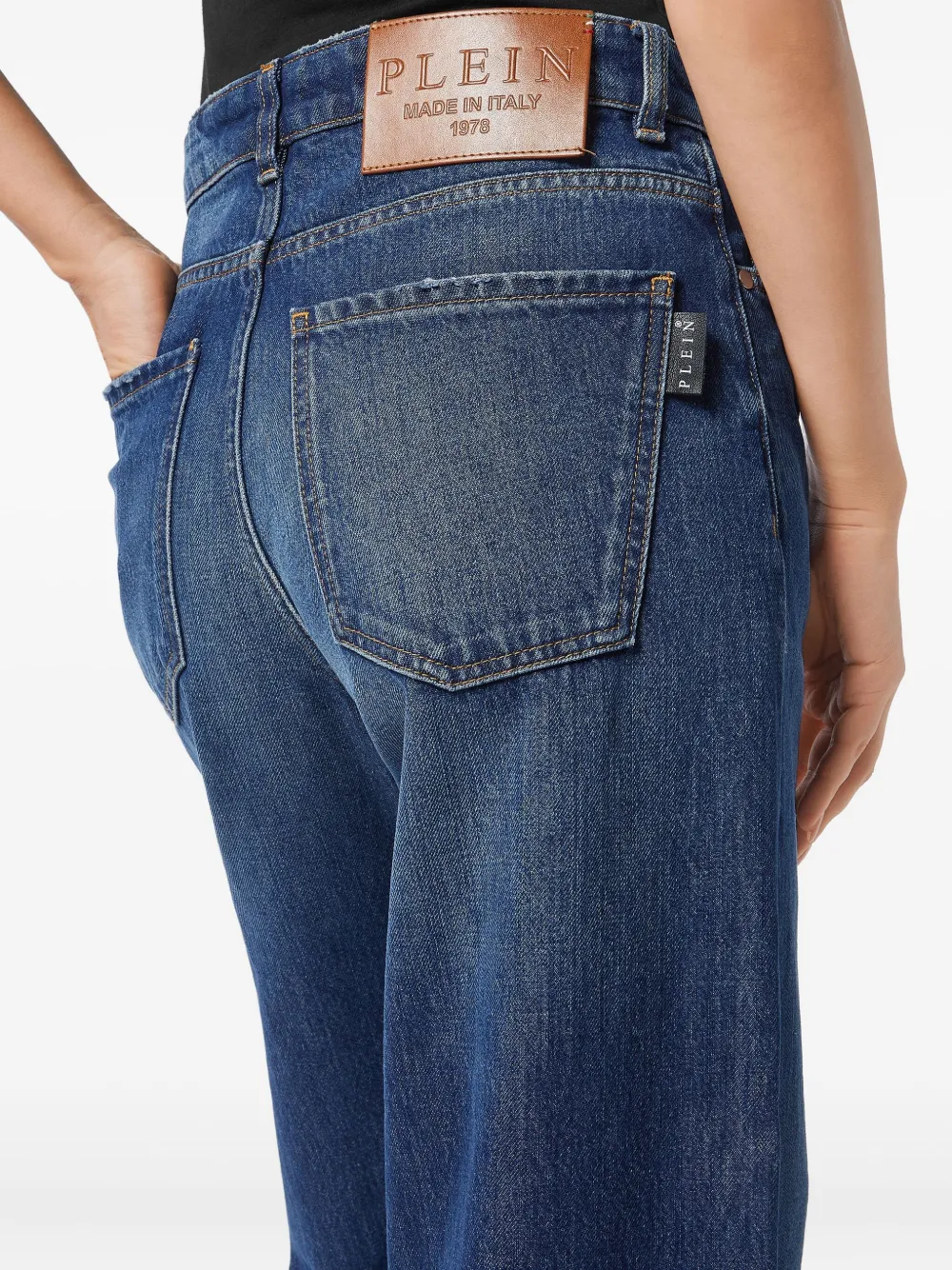 Philipp Plein Skater-fit jeans Blauw
