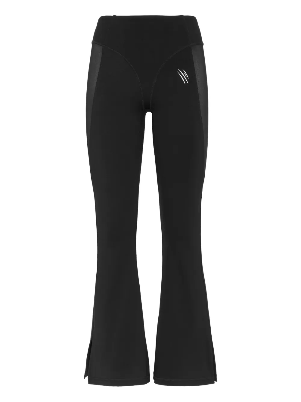 Plein Sport Jogging Flare Leggings In Black