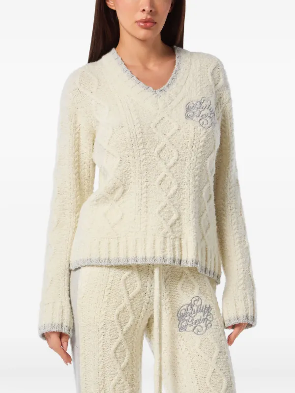 Philipp Plein ロゴ プルオーバー