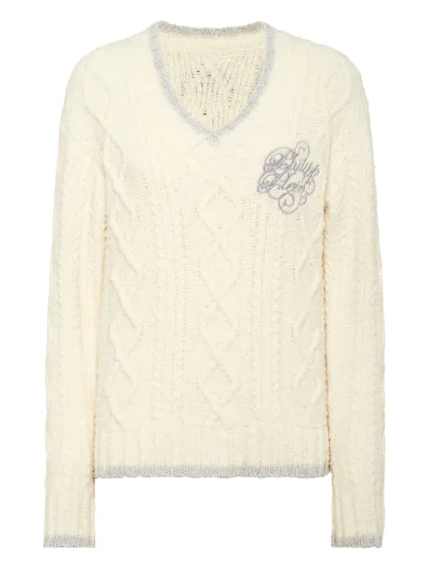 Philipp Plein logo-embroidered jumper