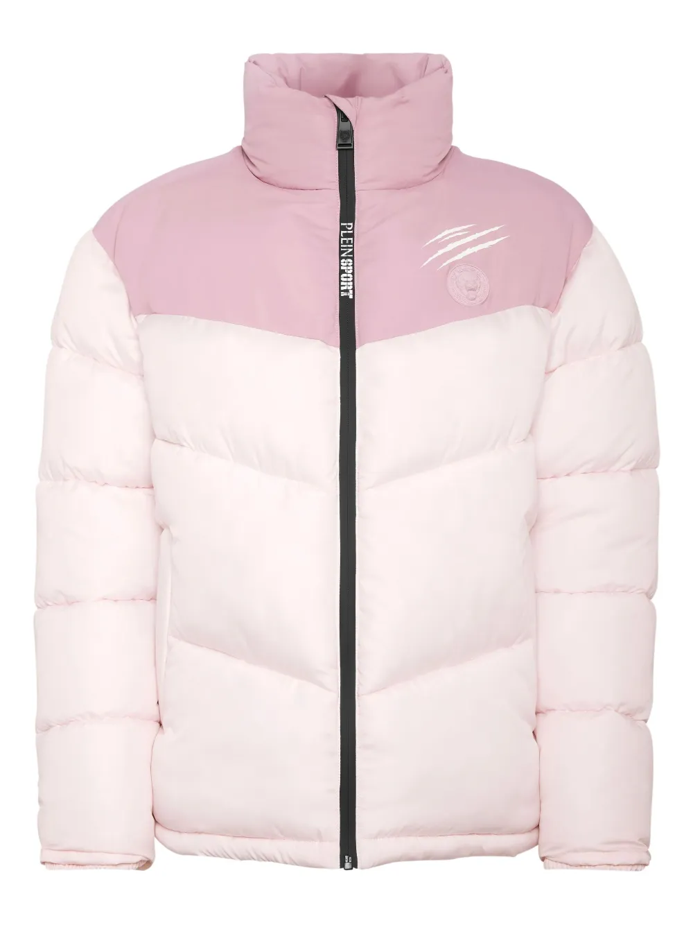 Plein Sport Piumino bicolore - Rosa