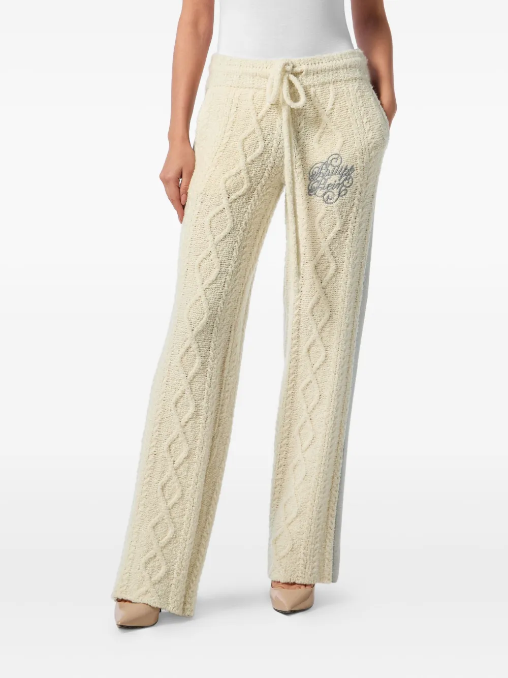Philipp Plein Straight broek Wit