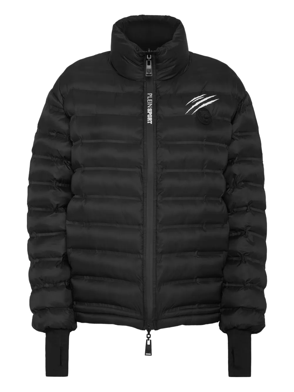 Plein Sport Gesteppte Jacke - Schwarz