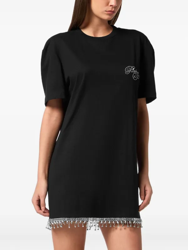 philipp plein t shirt dress PHILIPP PLEIN - T-Shirt Dress Hexagon