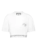 Philipp Plein Signature cropped T-Shirt - White