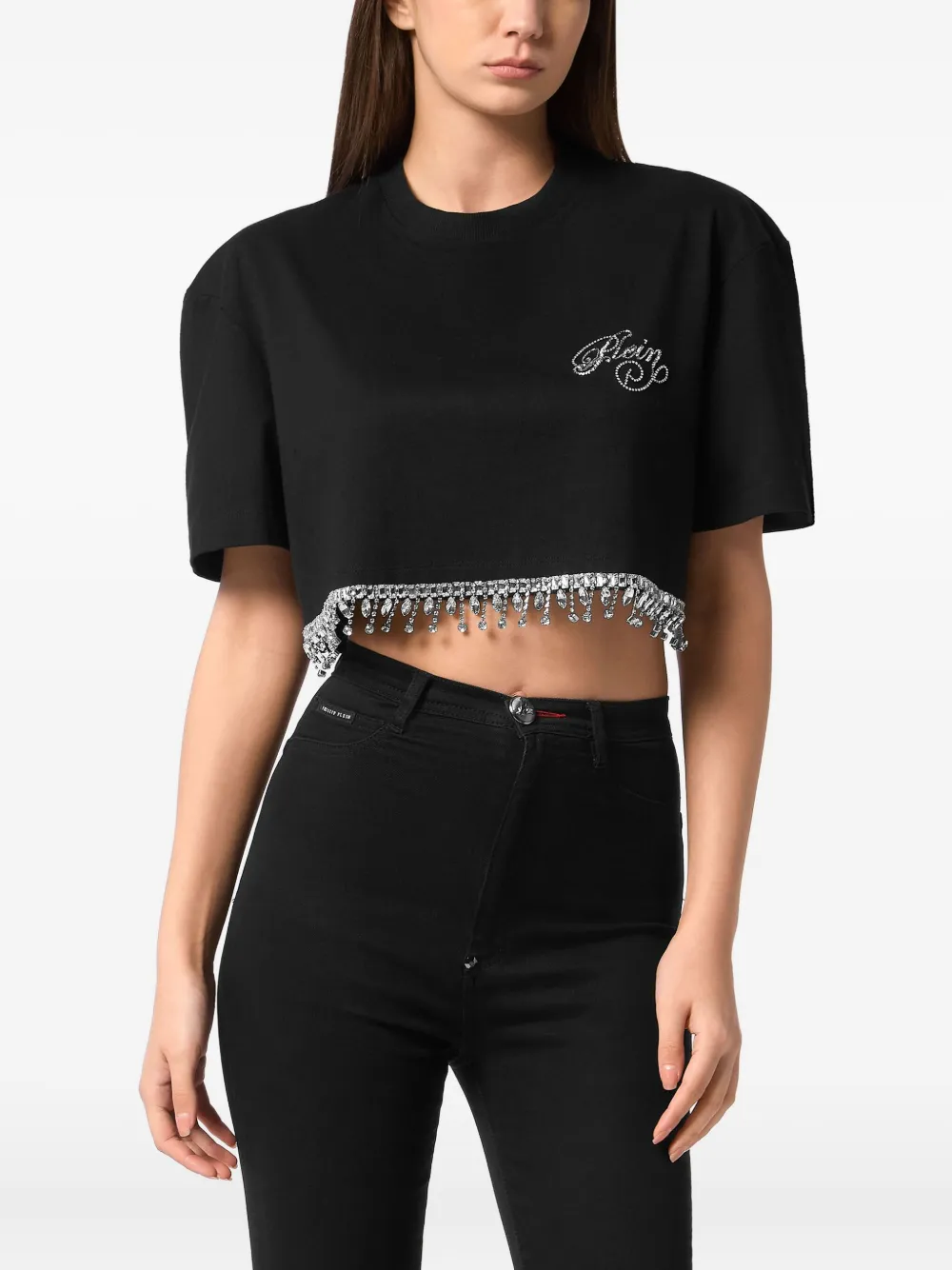 Philipp Plein Signature cropped T-Shirt | T-Shirts & Jersey Shirts | Image 2