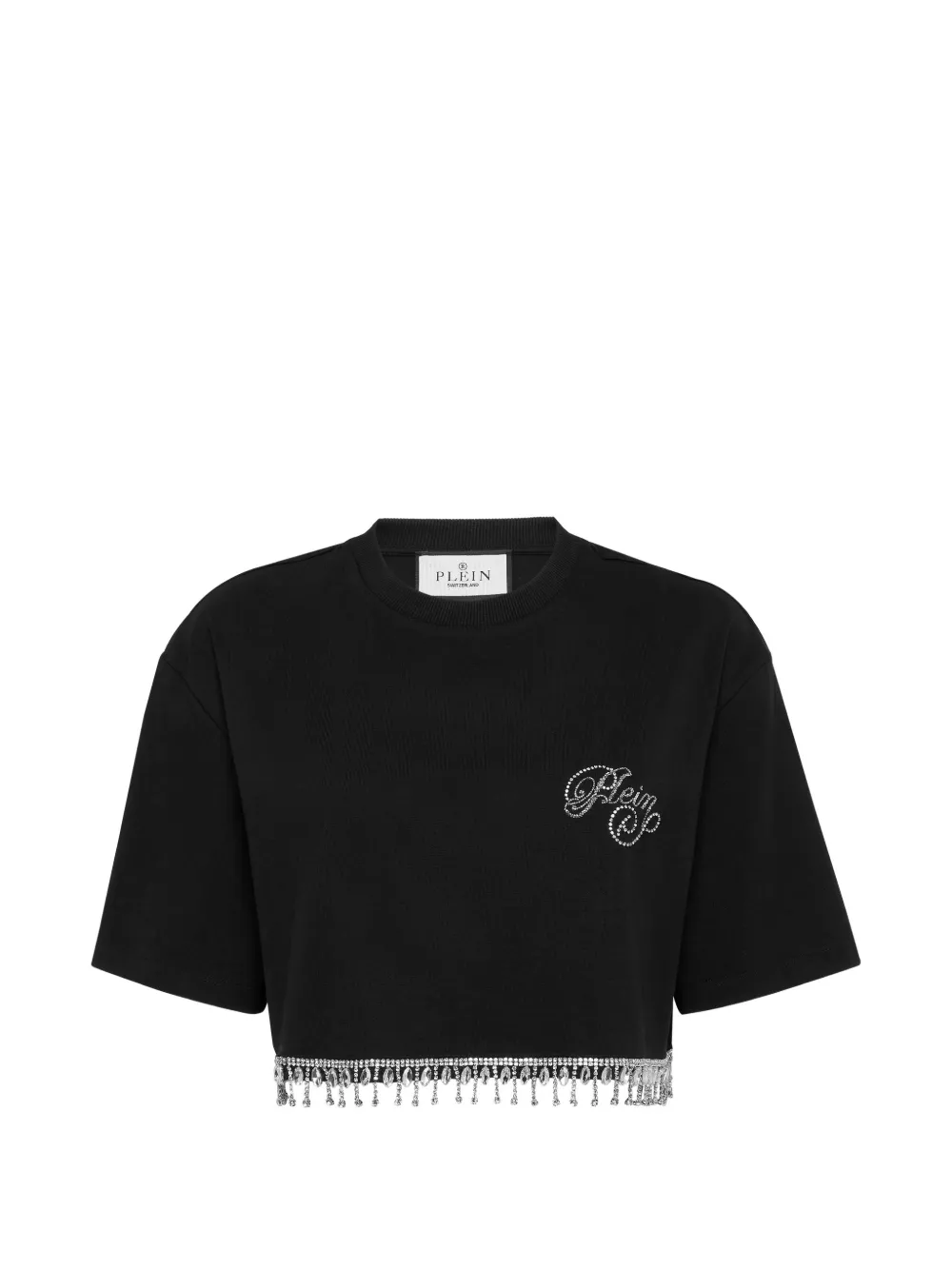 Philipp Plein T-shirt Signature crop - Nero