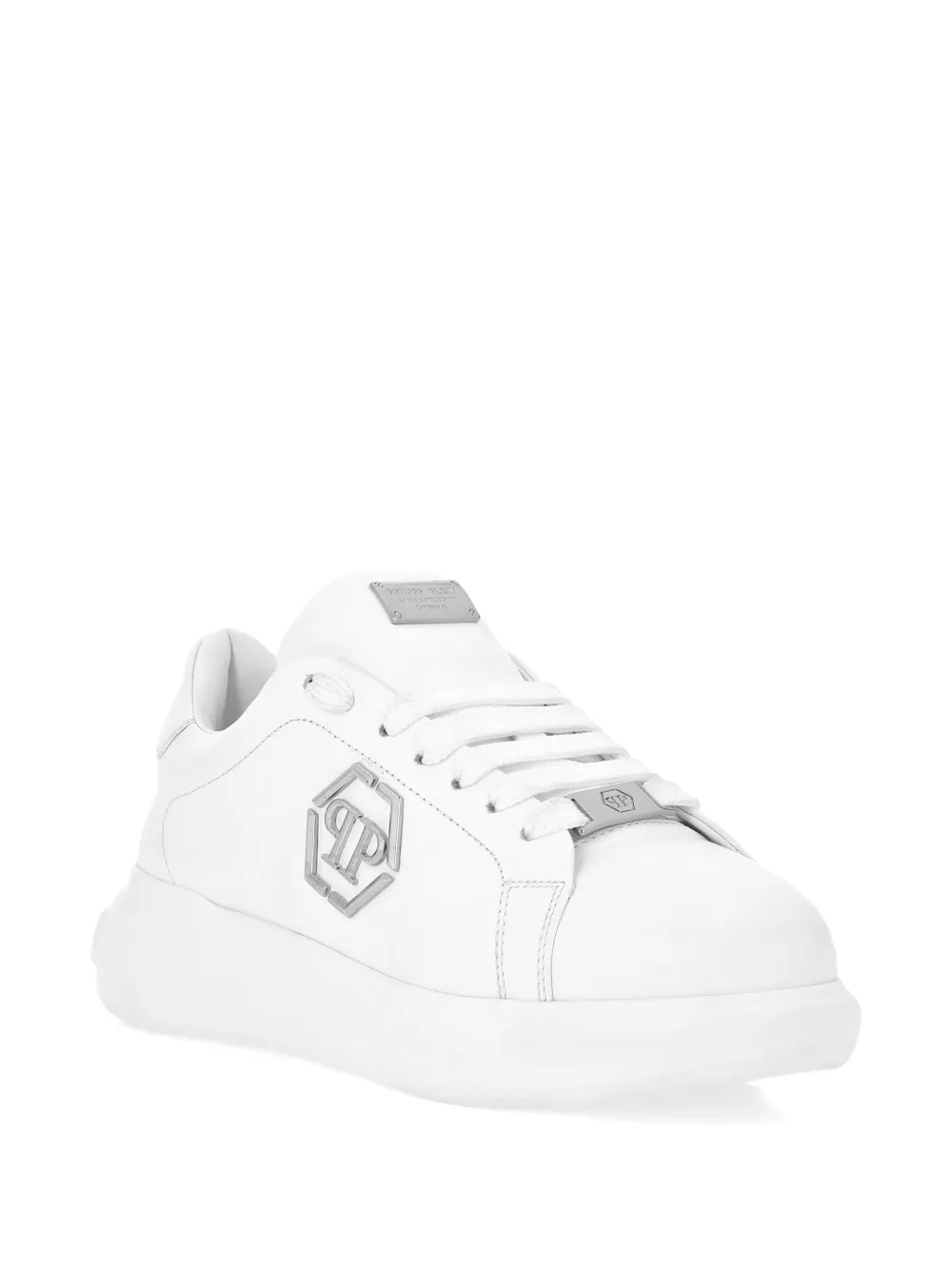 Philipp Plein Hexagon low-top sneakers Wit